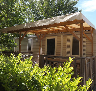 Mobile home rental 4 à 6 people 28/29 m² - IRM Super Mercure at the campsite Les Peupliers in Colombiers